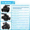 BESIMLI 2-Port/3-Port Pool Valve Rebuild Kit Compatible with Jandy 2-way/3-way
