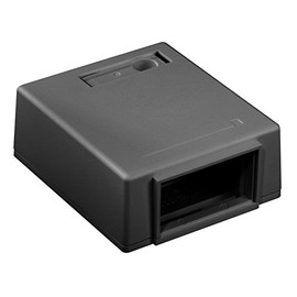 Leviton 4M089-1EM 1 Unit MOS Surface Mount Box, Black