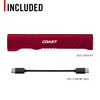 Coast Slayer 1150 Lumen USB-C Rechargeable LED Flashlight with Spot/Flood,