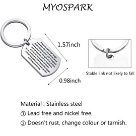 MYOSPARK A Smooth Sea Never Made A Skilled Sailor Anchor Keychain Nautical Jewelry Gift For Navy Sailor Life Survivor Fisherman Sailing Enthusiast (Nautical anchor keychain)