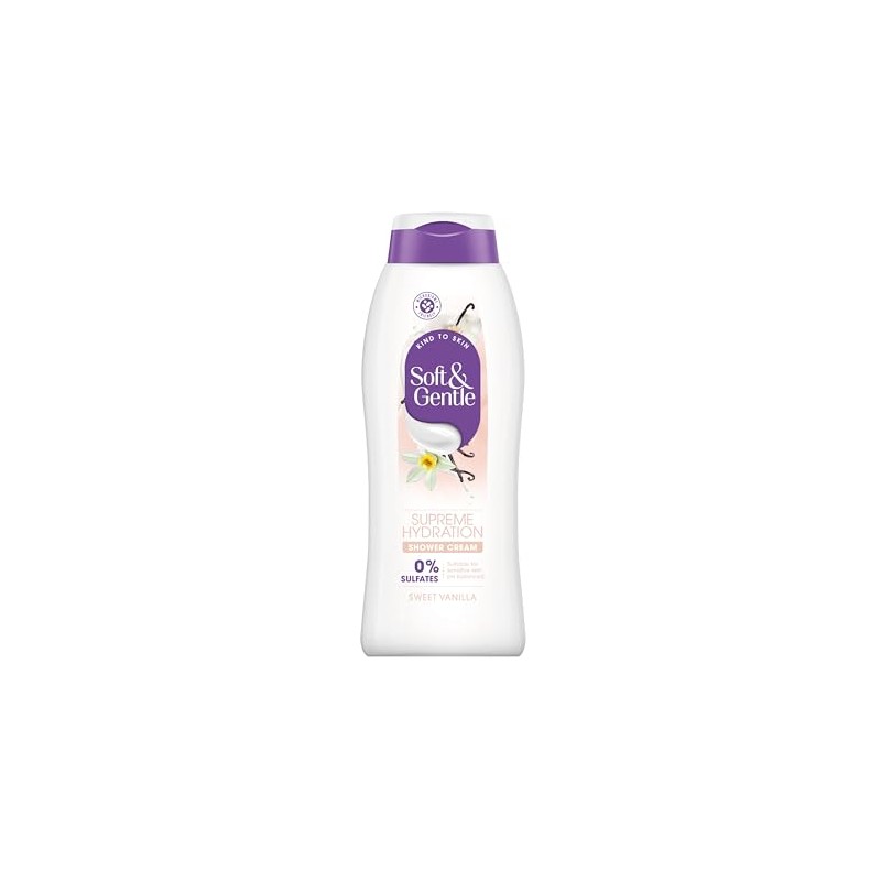 Soft & Gentle Sweet Vanilla Supreme Hydration Sulfate Free Shower