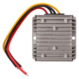 DC Buck Converter Waterproof 8‑40V to 12V 6A 72W Automatic Buck Boost Power Converter for Car Ship Yacht Railroad