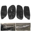Car Door Armrest Cover Microfiber Leather Trim Sticker Fit for