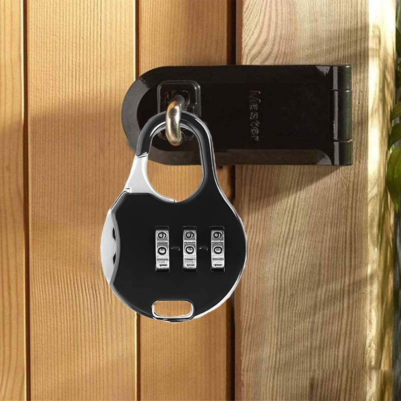 Pack of 8 Combination Padlock Small, Mini Padlock, Combination Lock,