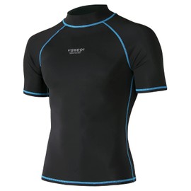 Vaxpot VA-4010 Short Sleeve Rash Guard, Men's, Women's, UV Protection, UPF 50+