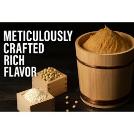 Yamabuki Tezukuri Aka Miso – Traditional Japanese Red Miso Paste, Handcrafted, Fermented Soybean Paste with Rich Umami Flavor - 2.2 Pound