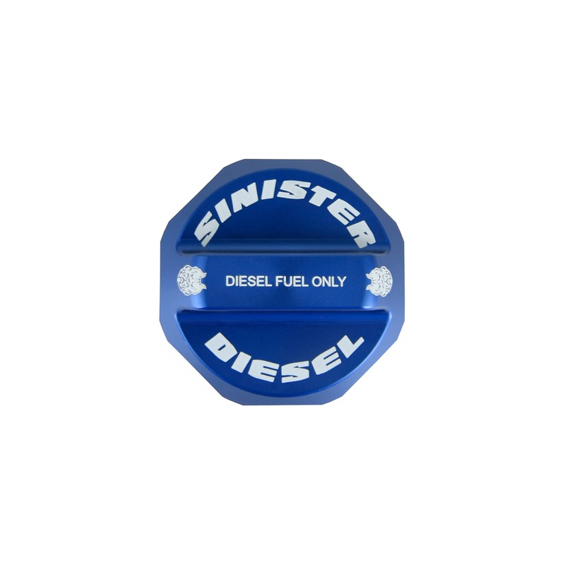 Sinister Diesel Fuel Cap for 2008-2020 Ford Powerstroke (Blue)