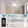 18" Socket Fan Light with 2.4G Remote/APP Control 6 wind