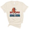 Hot Dogs and Home Runs Baseball Shirt Unisex Small Natural