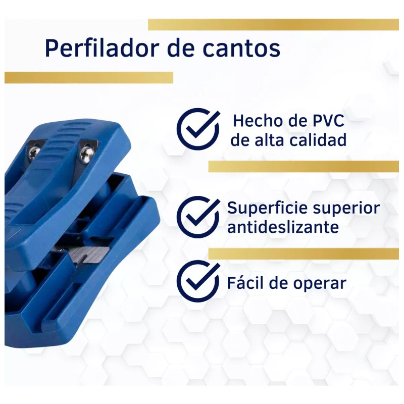 Herrajes Boulevard Perfilador De Cantos Melamina Doble Cuchillas Intercam.