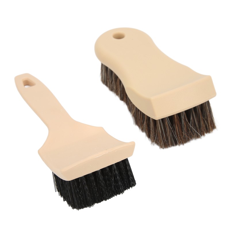 Car Wheel Tire Cleaning Brush Horsehair Interior Exterior for Leather
