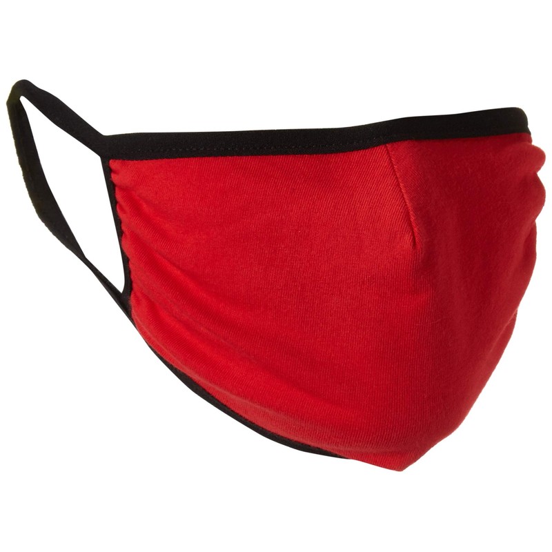 Quality Durables (クオリティ デュラブルズ) キッズ 4枚パック 繰り返し使えるフェイスカバー レッド/グレー/ロイヤルブルー/ヘザーグレー ビッグキッズ