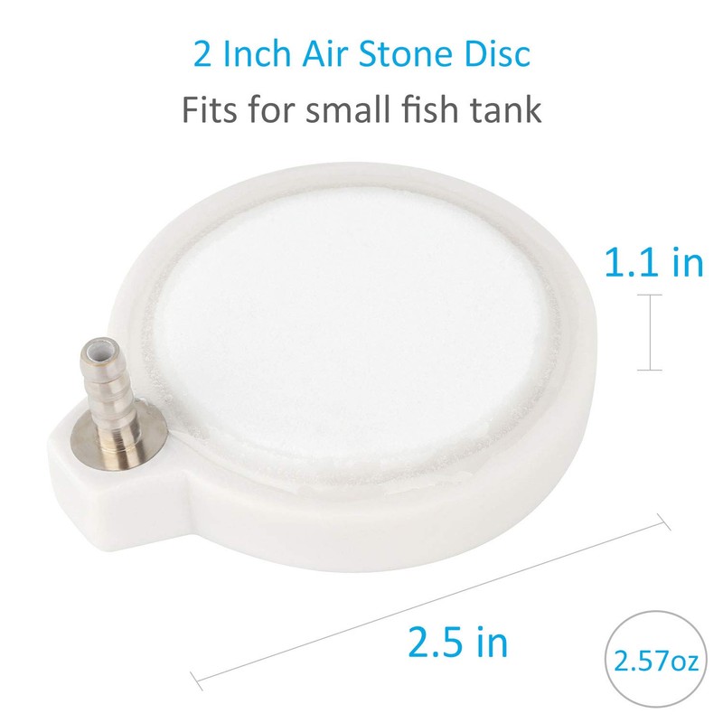 Pawfly 2 Inch Air Stone Disc Aerator Bubble Diffuser for