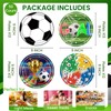 50PCS 9 INCH Soccer Birthday Plates – Party Paper Plates