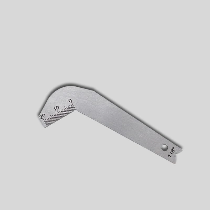 MerciL 118 Degree Drill Bits Gauge, Stainless Steel Twist Drill