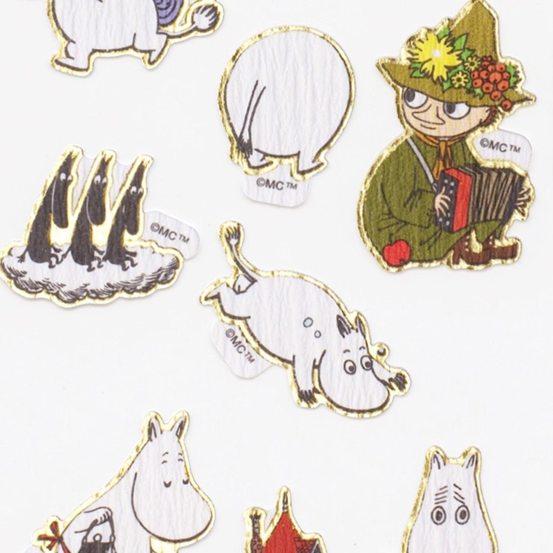 Moomin [Sticker Sheet] Adult Encyclopedia Sticker Nordic