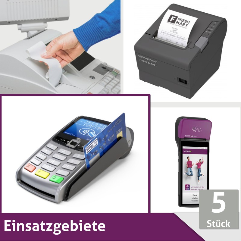 Ec-Cash Thermal Rolls 57 mm x 18 m x 12