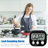 Digital Kitchen Timer Magnetic Backing Stand, Timers for Baking, Kitchen,