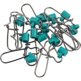 Fishing Line Sinker Slides, 50PCS Heavy Duty Sinker Slider Swivel Kit, Fishing Line Sinker Slides, Sinker Slide Snaps Saltwater Sinker Weights Connector For Catfishing Rig (Green)