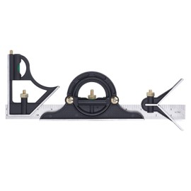 300MM Combination Square Length Depth Angle Measuring Ruler Stainless Steel Multifunctional Gauge
