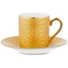 Demi Colle demitasukappu & Saucers (Gold) MT – De –