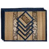Hand-Woven Wicker Reed Placemats and Coaster Set - Alternative to