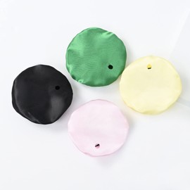 Vientiane 4-Piece Set Bellody Hair Elastics, Prevent Mixing with Unknown Drinks, Women's Protective Drink, Hair Scrunchie, Drink Cover (Pink, Black, Green, Yellow)