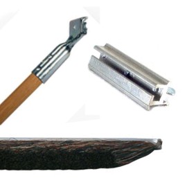 Power Brush SEALCOATING 36" HEAVY DUTY NATURAL FIBER POWER BRUSH SET