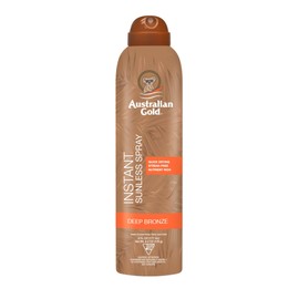 Australian Gold Instant Sunless Tanning Spray, 6 Ounce| Rich Bronze Color with Fade Defy Technology | Energizes & Softens Skin | New Packaging Same Great Formula