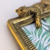 Gold Leopard Cheetah Photo Frame Free Standing Picture Holder 6x4