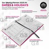 G4GADGET 2025 A4 Week To View Pink Diary Week On