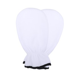 Housoutil 2pairs Moisturizing Spa Gloves Essential Oil Gel Exfoliating Hand Mask for Dry Skin Care Heat Preservation Mittens for Tender Hand Treatment