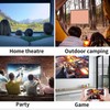Small Projector 600ASIN Remote Control Portable Movie Projector with USB