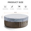 Round Hot Tub Cover 420D Polyester Waterproof Spa Covers for