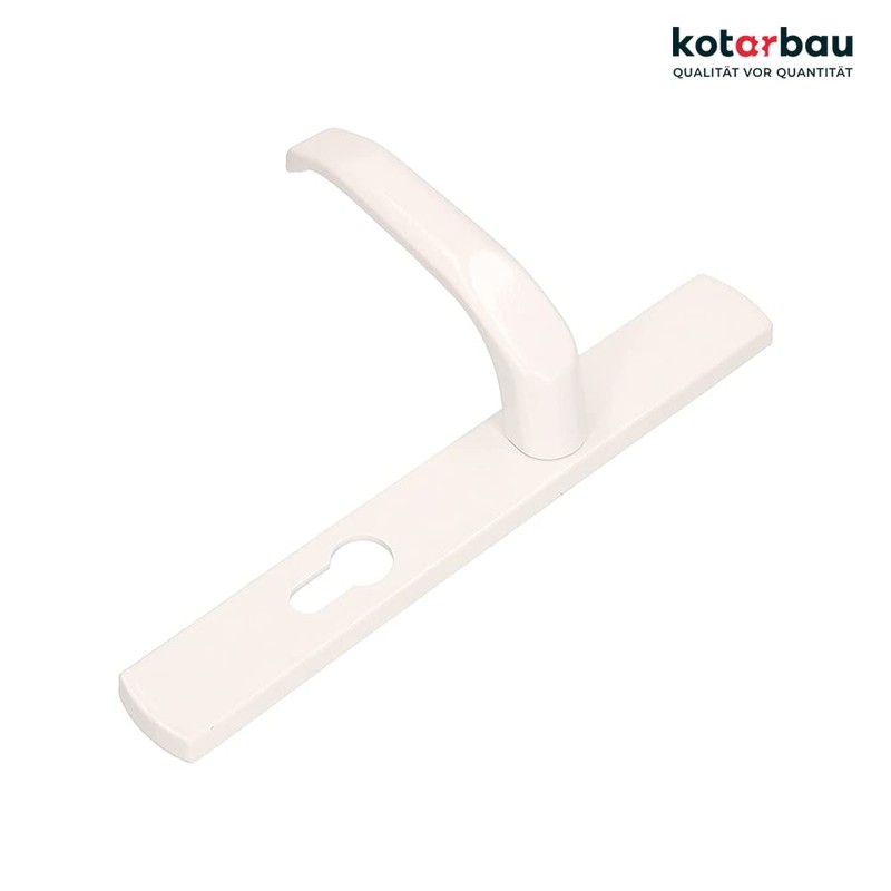 KOTARBAU® Handle Pair 90 mm with Long Plate White for