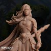 Arcane Minis Umbriel Dark Elf Cleric - Pose 1a |