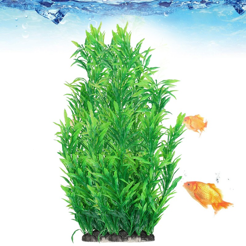 Aquarium Decoration Artificial Water Plants for Fish Tank Landscape Green