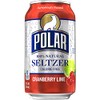 Polar Seltzer Water Cranberry Lime, 12 fl oz cans, 12