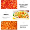 Diced carrots 250g/8.81OZ,Dehydrated Carrot Cubes Carrot,dried vegetables.