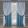 TOWN & COUNTRY LUXE Talia Double Layer Indoor Curtains, Sheer