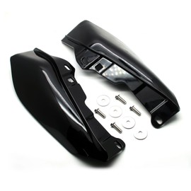 MZS Mid Frame Air Deflector, Touring Heat Shield Cover Accessories Black Left Right Set Compatible with Road Glide Electra Street Glide Road King 2009-2024