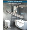 Hibbent All Metal 2 Pack Shower Head Flow Control Valve,
