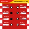 1000V Insulated Electrician Screwdriver Set, 29-pieces Screw Driver Set Kit,