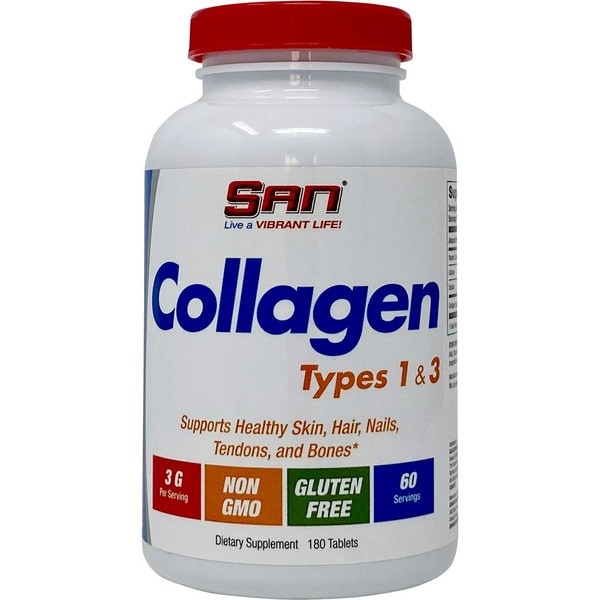 SAN Collagen Types 1 & 3 Tablets, 180 Count
