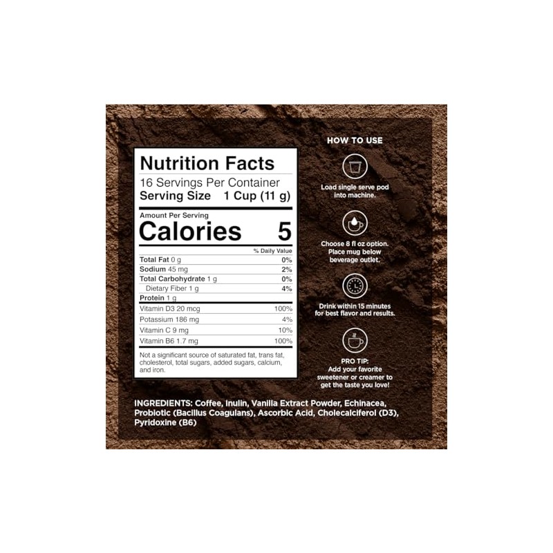 VitaCup Probiotic Blend - Cápsulas de café de 16 unidades
