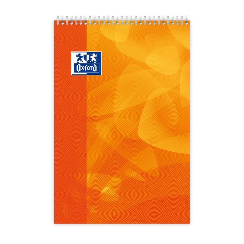 Oxford Polypro Notepad A4+ 160 Pages, Perforated 210x315 Seyès Bleu/Turquoise/Orange/Rose
