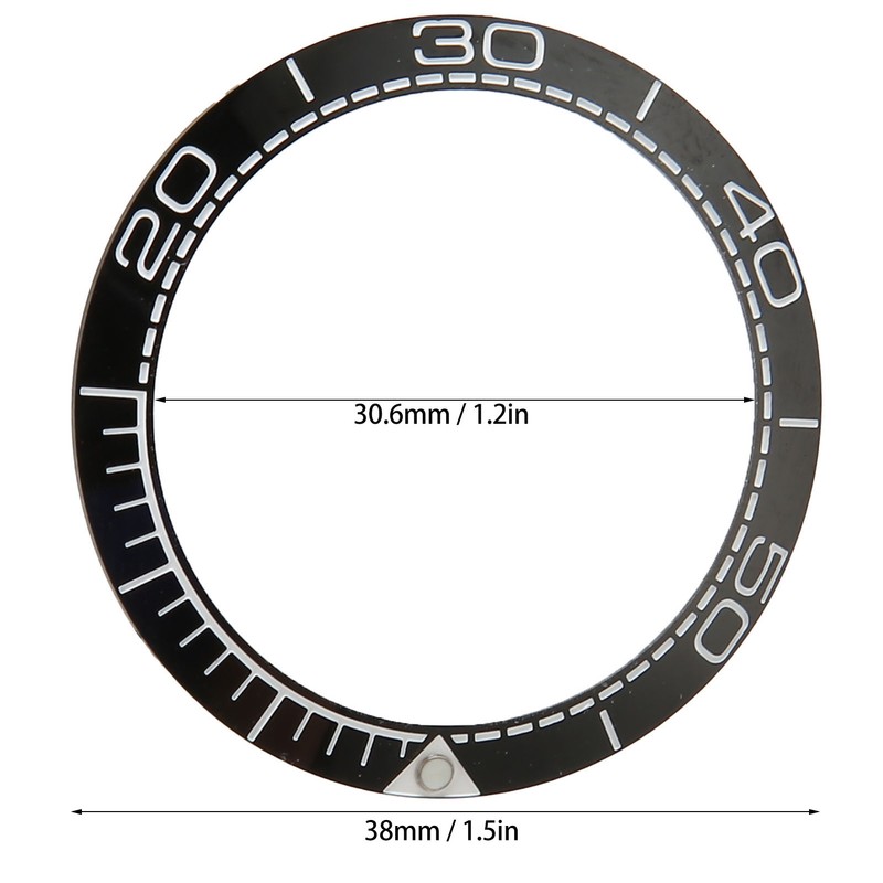 Professional Watch Bezel Insert 38mm Ceramic Watch Bezel Ring Repair