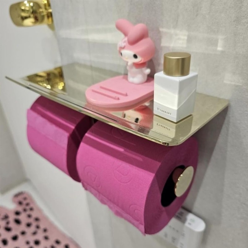 Pink Toilet Paper 3-Ply 6 rolls Pack 140 Premium Quality