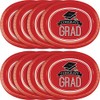 Club Pack of 96 Red and Black School Spirit Oval
