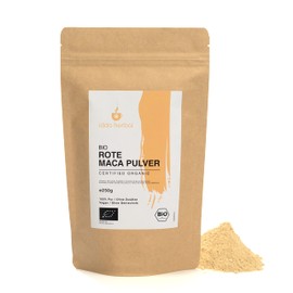 Organic Maca Powder Red from Peru (250 g), Organic Red Maca Ground Maca Root Red from Controlled Organic Cultivation, Organic Maca Powder Red, 100% Pure and Natural, Vegan, Red Maca Powder Organic